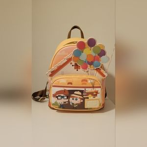 Loungefly Disney Pixar Up Working Buddies Womens Double Strap Shoulder Bag